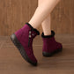 Side Zipper Mid-calf Widened Waterproof Plus Size Snow Boots - EnigmaParis