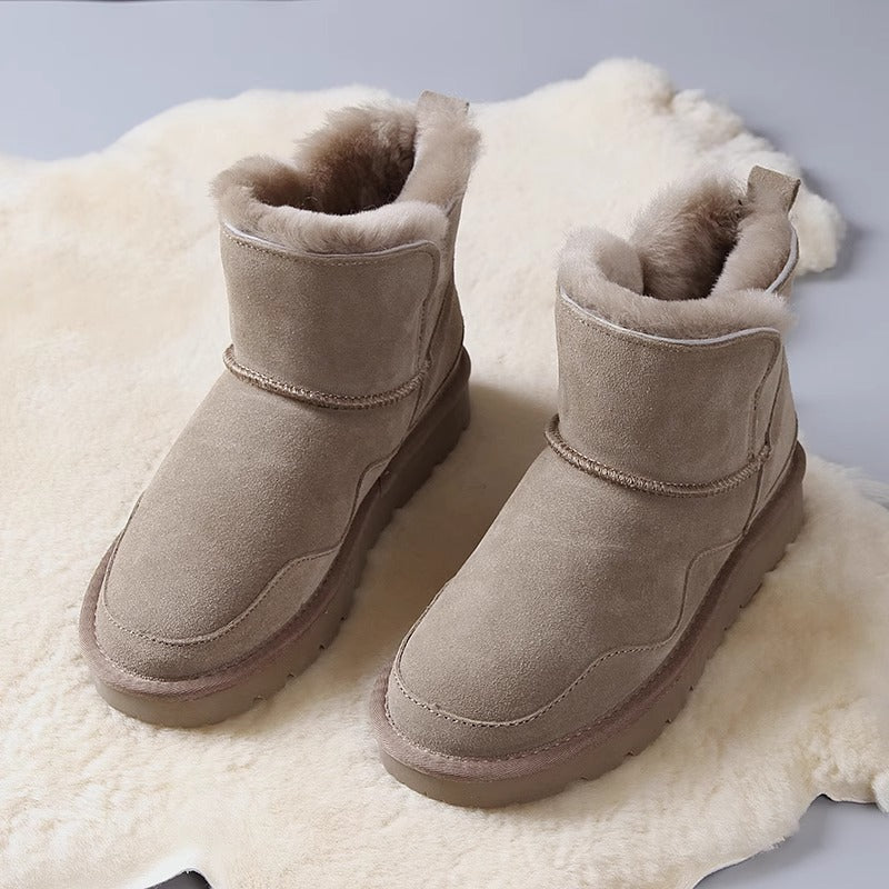 Women's Snow Boots Thick Bottom Fleece-lined - EnigmaParis