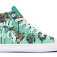 Printed Couple High-top Canvas Shoes