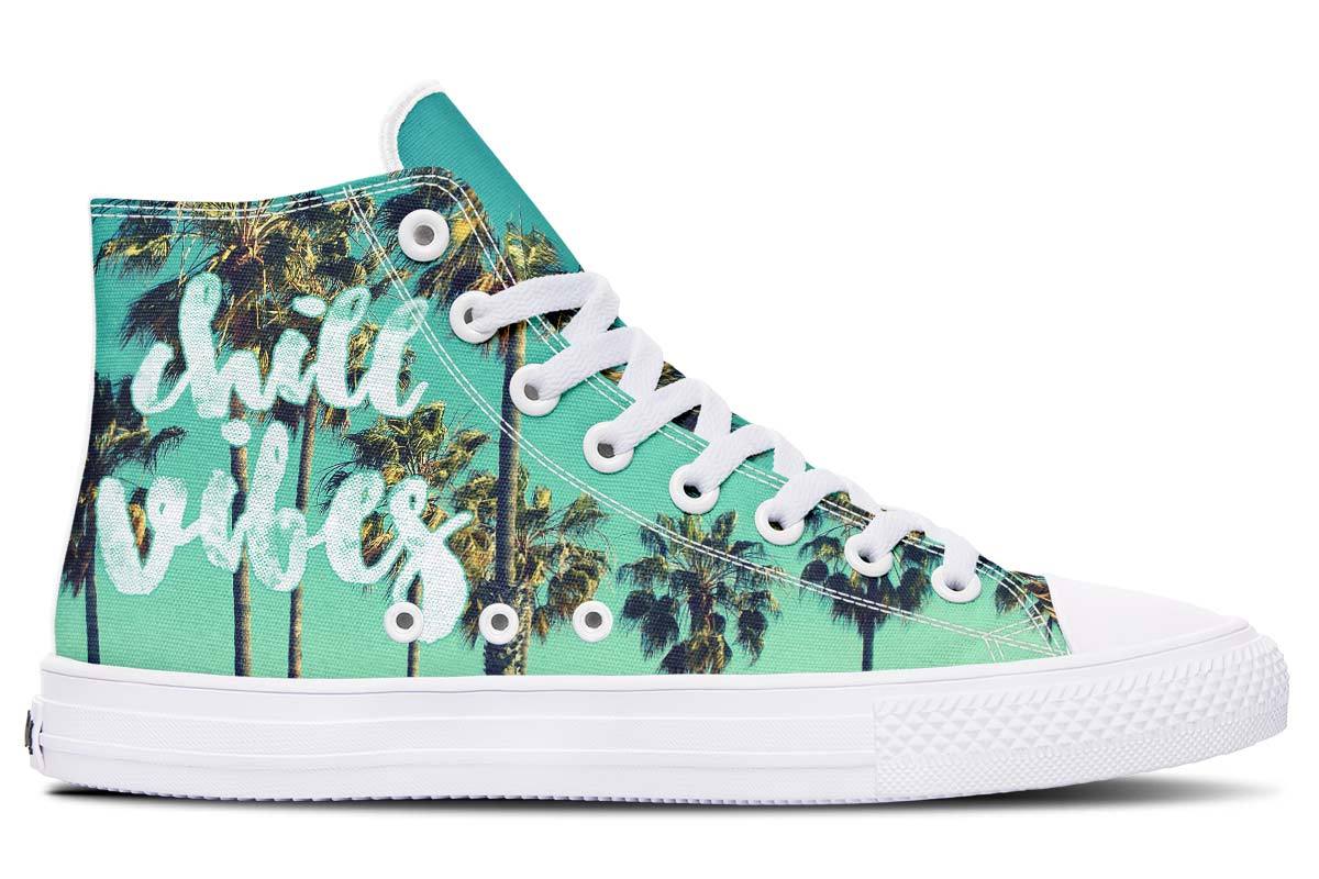Printed Couple High-top Canvas Shoes