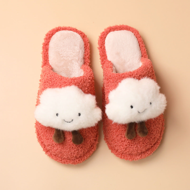 Women's Cute Fashion Clouds Non Slip Cotton Slippers - EnigmaParis