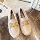 Wearing Thick Soled New Style Cotton Ladybird Shoes For Women In Autumn And Winter - EnigmaParis