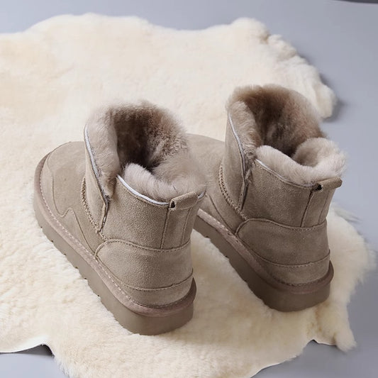 Women's Snow Boots Thick Bottom Fleece-lined - EnigmaParis