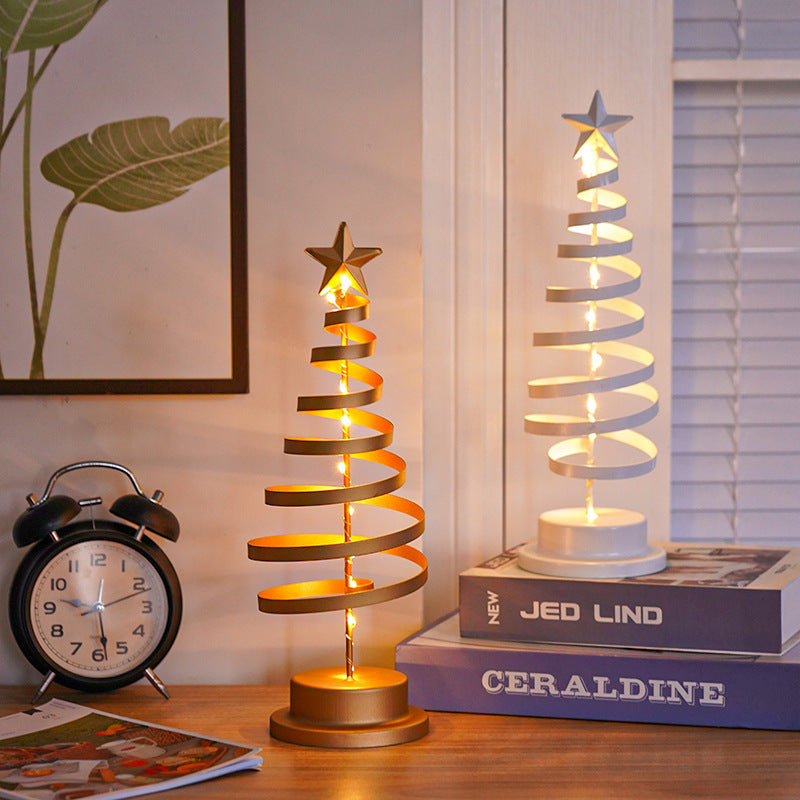 LED Christmas Tree Spiral Light Lamp