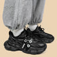 Black Daddy Shoes Women's Platform Sports Casual Shoes