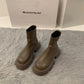 Thick Bottom Square Toe Martin Boots Women - EnigmaParis