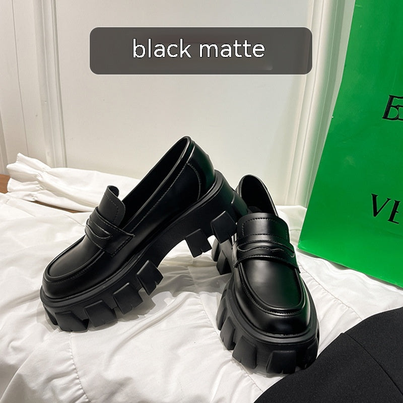 British Style Wide Fat Foot Loafers - Fashionable and Comfortable Unisex Shoes.