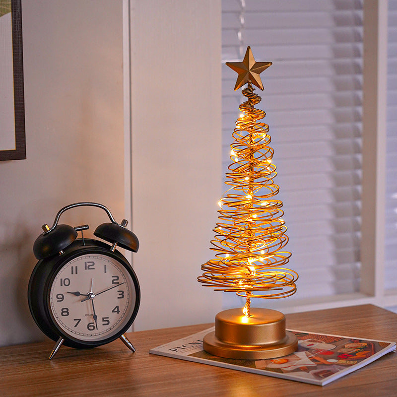 LED Christmas Tree Spiral Light Lamp
