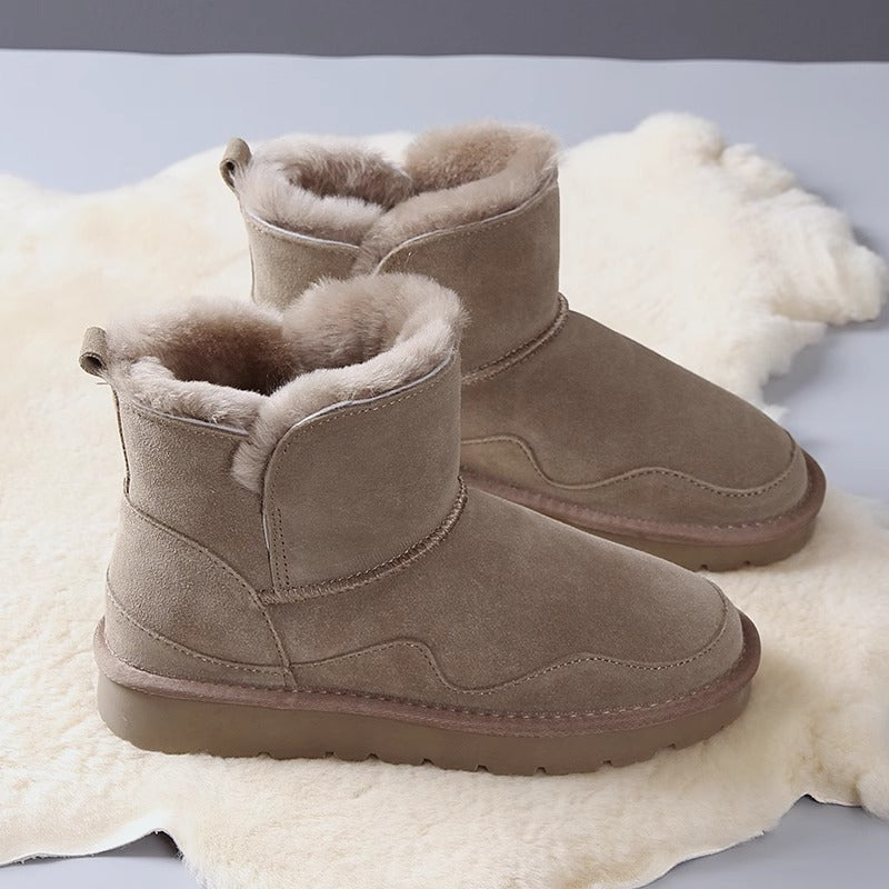 Women's Snow Boots Thick Bottom Fleece-lined - EnigmaParis