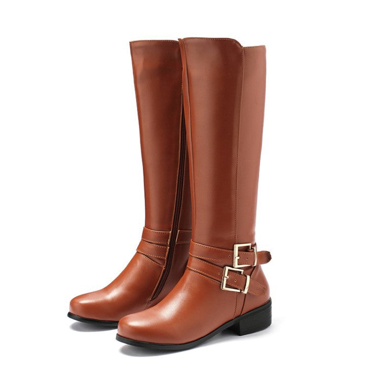 Women's Thickened Chunky Heel High Boots - EnigmaParis