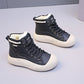 Women's Autumn And Winter Fleece-lined High-top Casual Shoes - EnigmaParis