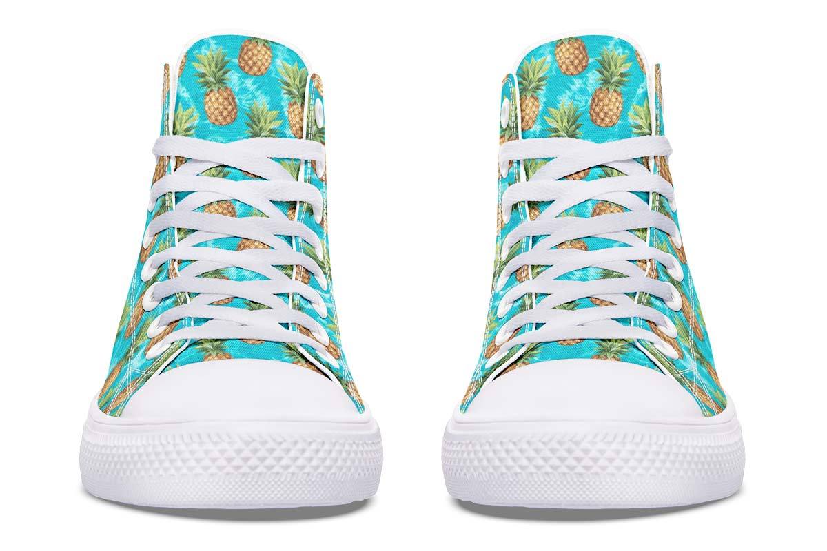 Printed Couple High-top Canvas Shoes