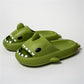 Funny Shark Cartoon Indoor Outdoor Slippers - Soft, Elastic, and Comfortable Footwear - EnigmaParis