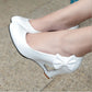Summer High Heel Low-cut Bow Women's High Heels.