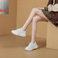 Dad Shoes Women's Fleece-lined Versatile Thick Bottom Small Size Sneaker