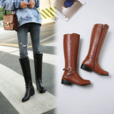 Women's Thickened Chunky Heel High Boots - EnigmaParis