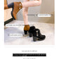 Rubber New Personalized Versatile High Heel Boots.