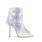 Fashion Lace Flower White Wedding Shoes
