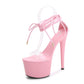 Women's Stiletto Black Platform Sandals